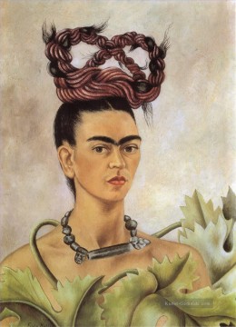 Frida Kahlo Werke - Selbstporträt mit Braid Feminismus Frida Kahlo